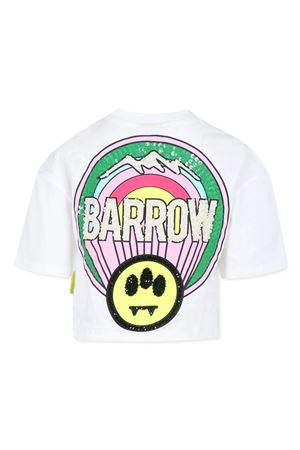 tshirt in cotone bianco BARROW KIDS | F4BKJGTH124002